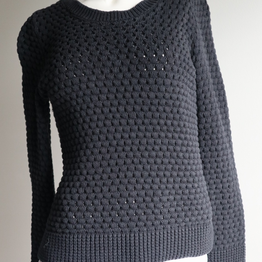 Black Victoria's Secret Cable Knit Sweater